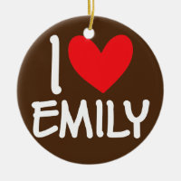 I Love Emily Name Personalised Girl Woman BFF