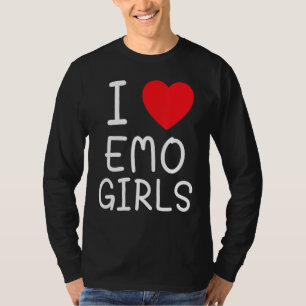 I Love Emo Girls I Heart Emo Girls 20 T-Shirt