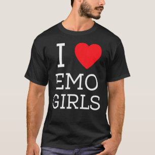 I Love Emo Girls I Heart Emo Girls 7 T-Shirt