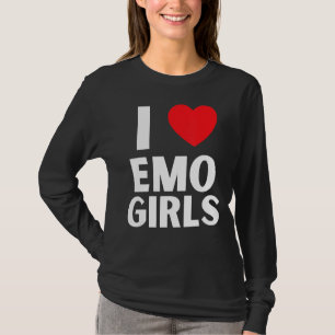 I Love Emo Girls I Heart Emo Girls 8 T-Shirt