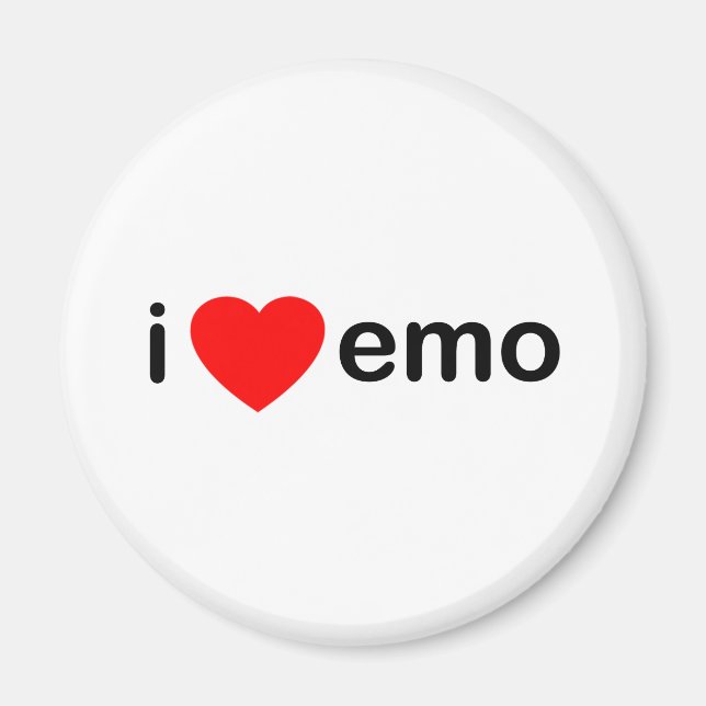 I Love Emo Magnet (Front)