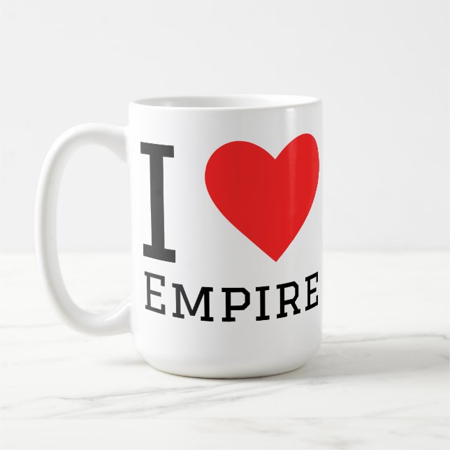 I love empire coffee mug (Left)
