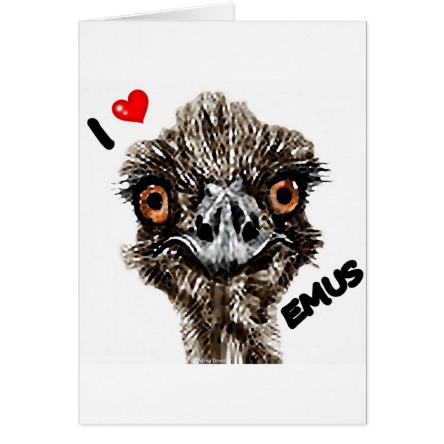 I LOVE EMUS (Front)