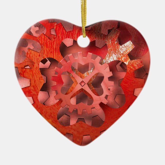 I love engineering ceramic tree decoration (Front)