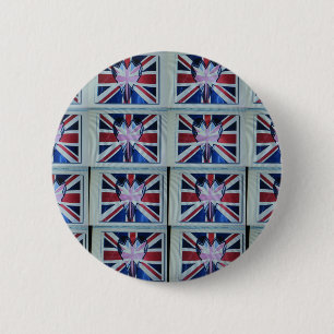 I love England.png 6 Cm Round Badge