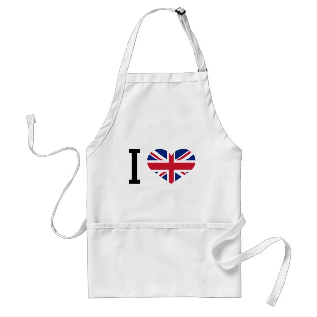 I love England Standard Apron (Front)