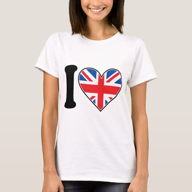 I Love England T-Shirt (Front)