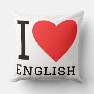 I love English Cushion