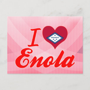 I Love Enola, Arkansas Postcard