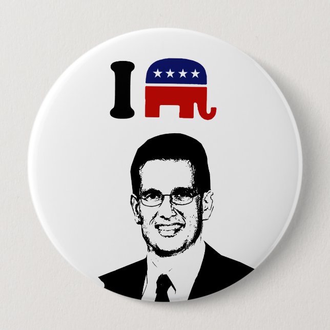 I Love Eric Cantor 10 Cm Round Badge (Front)