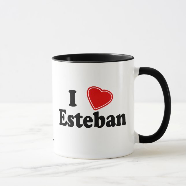 I Love Esteban Mug (Right)