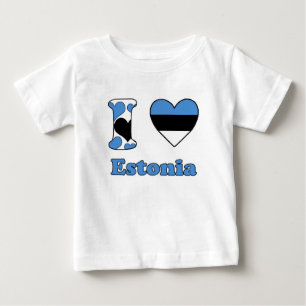 I love Estonia Baby T-Shirt
