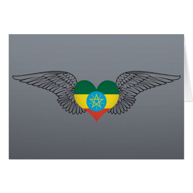 I Love Ethiopia -wings (Front Horizontal)