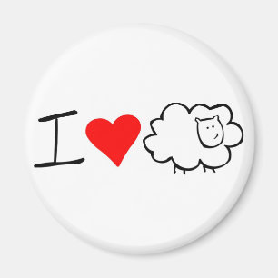 I love ewe (you) magnet