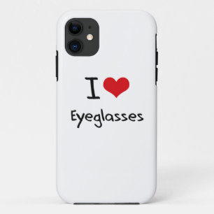 I love Eyeglasses Case-Mate iPhone Case