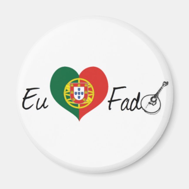 I Love Fado Magnet (Front)