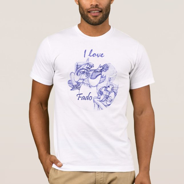 I love Fado T-Shirt (Front)