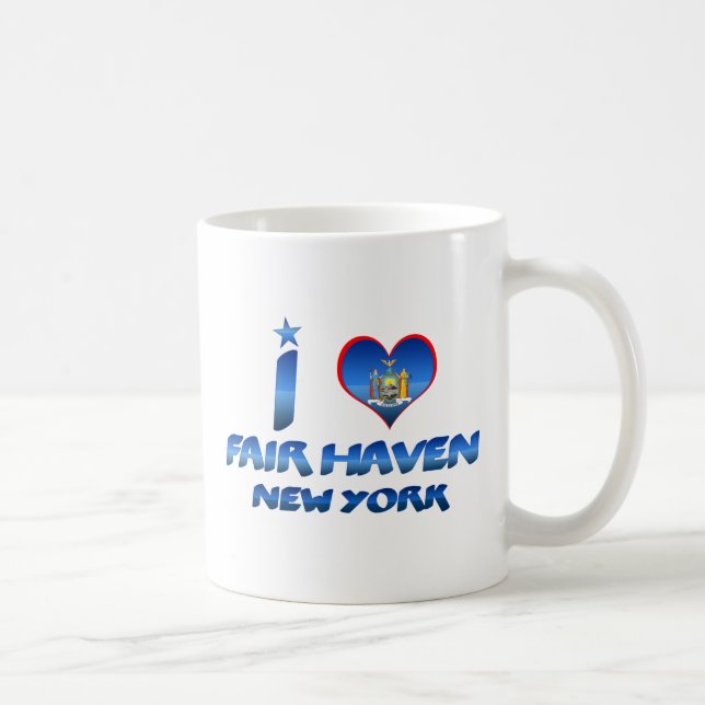 I love Fair Haven, New York Coffee Mug (Right)
