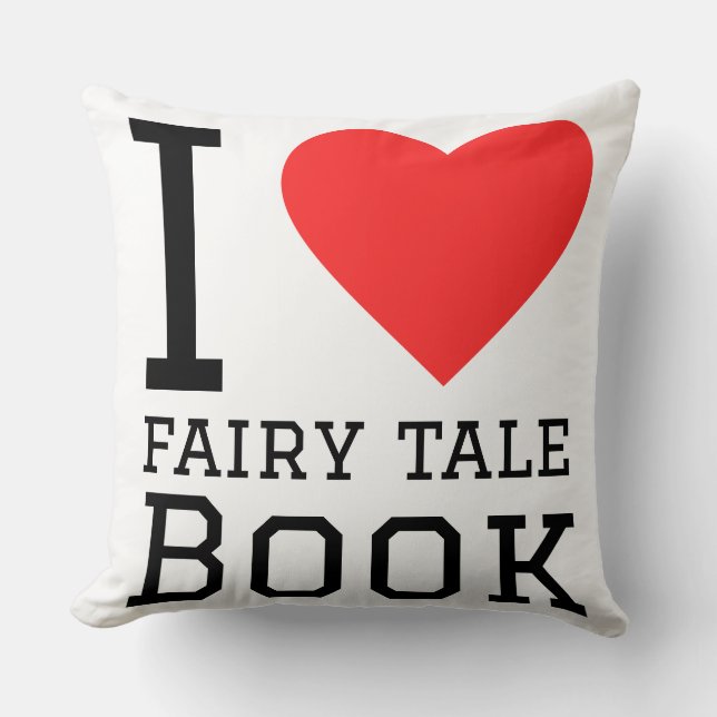 I love fairy tale book cushion (Front)