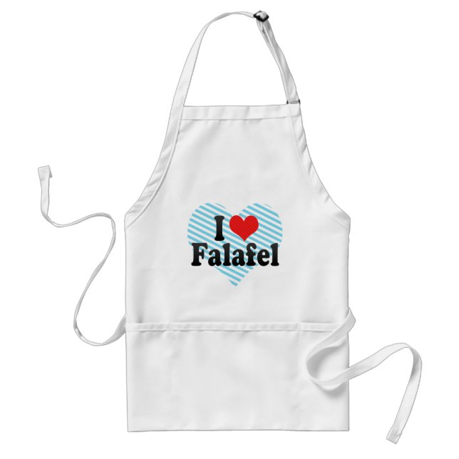 I Love Falafel Standard Apron (Front)