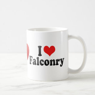 I Love Falconry Coffee Mug