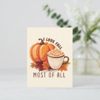 I Love Fall Most Of All – Latte & Autumn Vibes