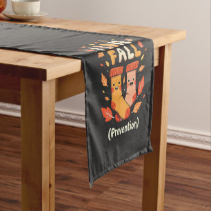 I Love Fall Prevention Autumn Cosy Pumpkin Spice Short Table Runner