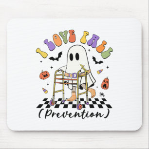 I Love Fall Prevention Thanksgiving Physical Thera Mouse Pad