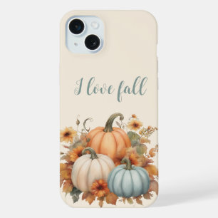 I Love Fall Pumpkin iPhone 15 Plus Case