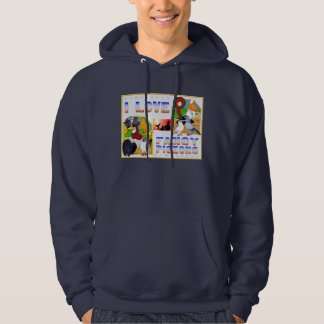 I Love Fancy Pigeons! Hoodie