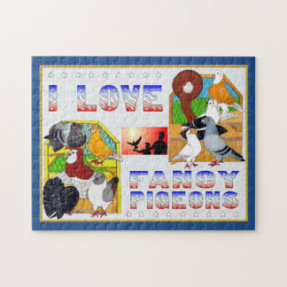 I Love Fancy Pigeons! Jigsaw Puzzle