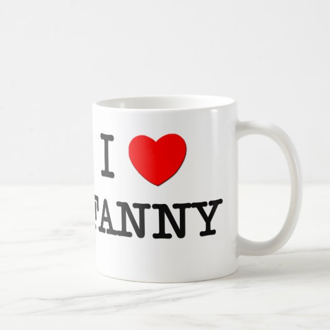 I Love Fanny Coffee Mug (Right)