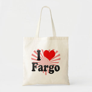 I Love Fargo, United States Tote Bag
