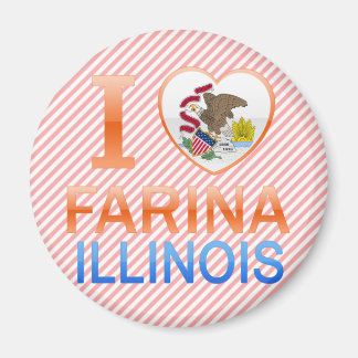 I Love Farina, IL Magnet