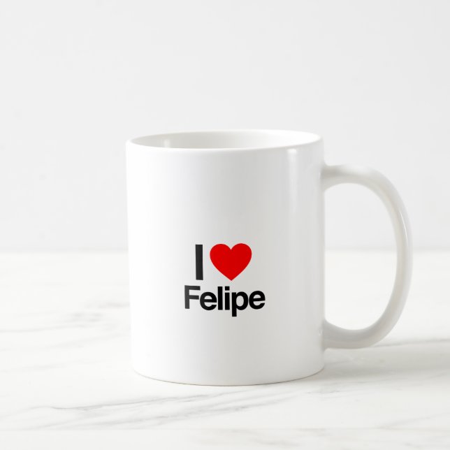 i love felipe coffee mug (Right)