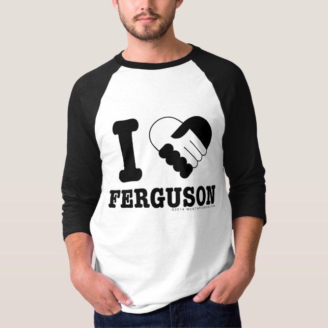 I Love Ferguson Together T-Shirt (Front)