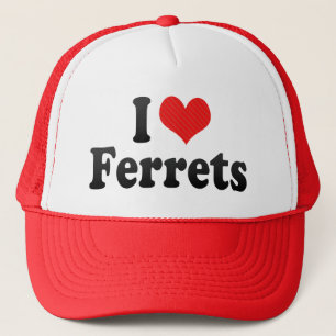 I Love Ferrets Trucker Hat