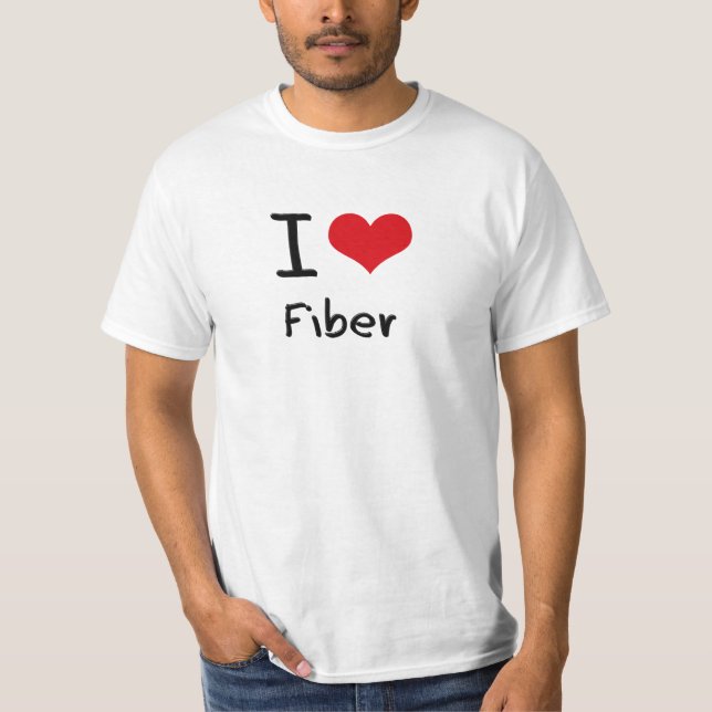I Love Fibre T-Shirt (Front)