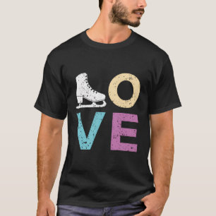 I Love Figure Skating Hoodie Hooded T-Shirt