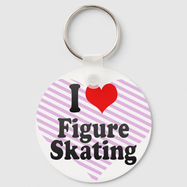 I love Figure Skating Key Ring (Front)