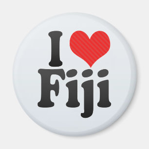 I Love Fiji Magnet