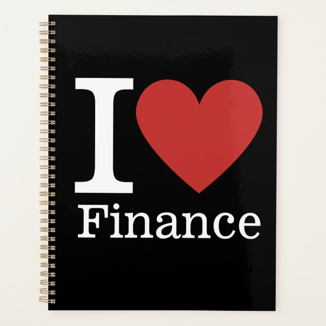 I ❤️ Love Finance - Finance Department - Planner (Front)