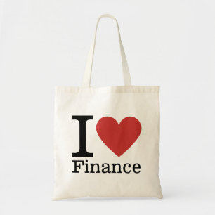 I ❤️ Love Finance - Finance Department -  Tote Bag