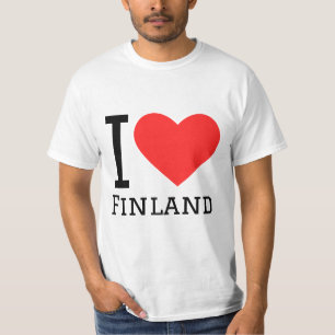 I love Finland square sticker T-Shirt