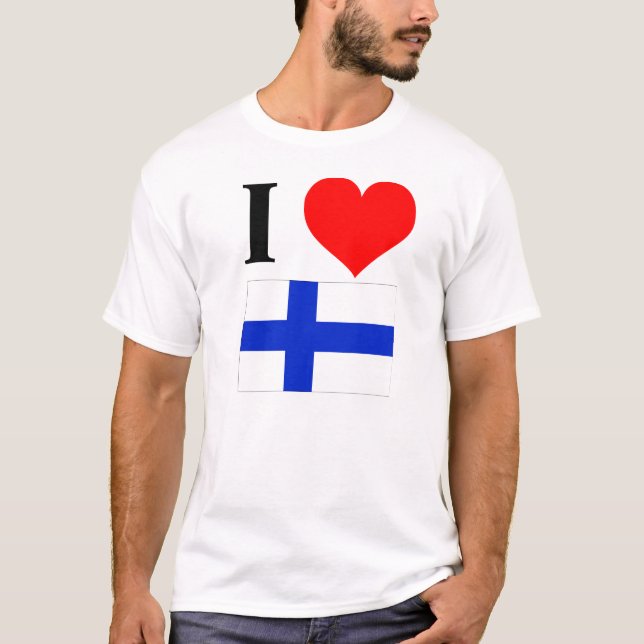 I Love Finland T-Shirt (Front)