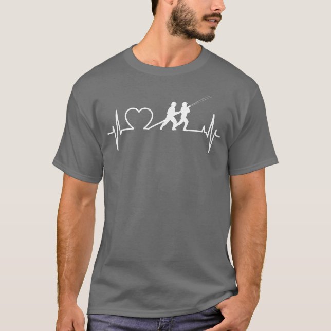 I love firefighters retro T-Shirt (Front)