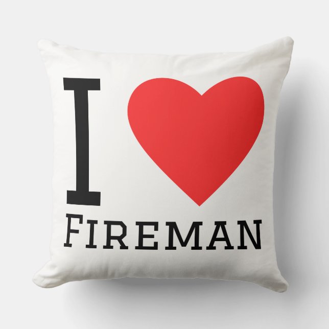 I love fireman  cushion (Front)