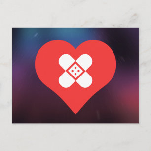 I Love First Aid Postcard