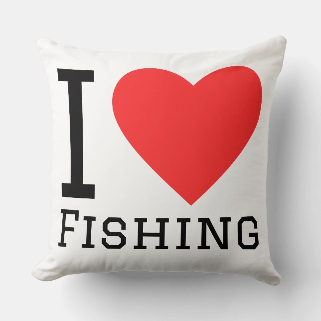 I love fishing cushion (Front)