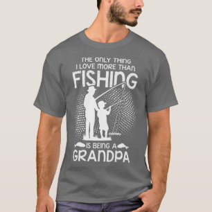 I Love Fishing Grandpa Grandson Special T-Shirt